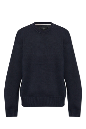 Navy blue Sweater with logo Stone Island - Vitkac AS